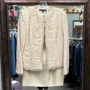 Albert Nipon silk evening wear 3 piece suit NWT